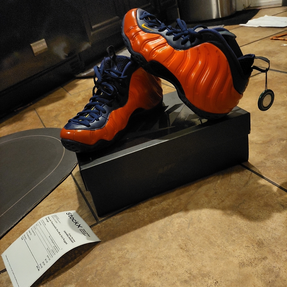 **Orange Rugged Nike Foamposite One's**NEW*NEW**